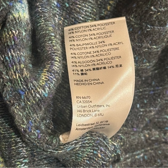 Daily Practice by Anthropologie Colorblock Turtleneck Sweater Dress Size XL - Picture 7 of 9